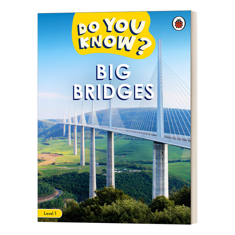 英文原版 Do You Know Level 1 - Big Bridges 你知道大型桥梁是如何建造的吗 少儿科普1级 英文版 进口英语原版书籍