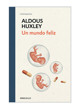 原版 Un mundo feliz Brave New World 美丽新世界 西班牙语版 Aldous Huxley赫胥黎 精装 进口原版书籍