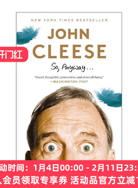 英文原版 So  Anyway... 所以 不管怎样… 英国喜剧大师John Cleese约翰·克里斯自传 英文版 进口英语原版书籍