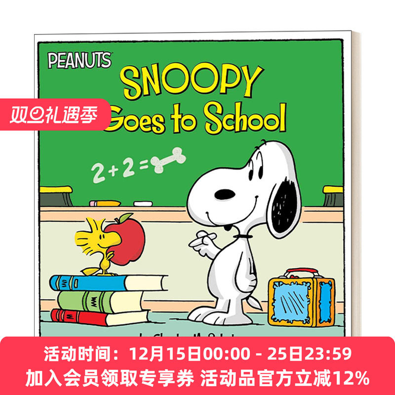 英文原版绘本 Snoopy Goes to School  胡桃夹子史努比上学去了 英文版 进口英语原版书籍