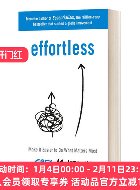 毫不费力 让重要的事情变得容易 英文原版 Effortless Make It Easy to Do What Matters Most 英文版 进口英语原版书籍