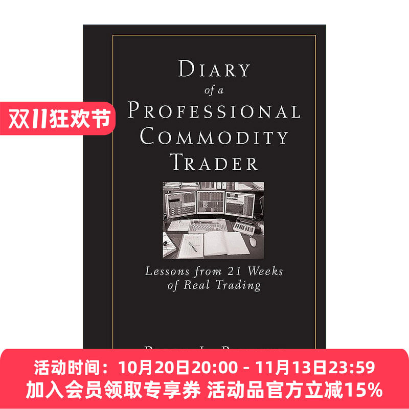 英文原版 Diary of a Professional Commodity Trader 期货狙击手 交易赢家的21周操盘手记 精装 英文版 进口英语原版书籍
