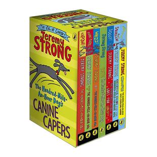 Complete 小说 杰里米阿姆斯特朗 Dog Jeremy Strong Slipcase Mile Hundred 狗系列七册盒装 英文原版 时速一百英里 Hour
