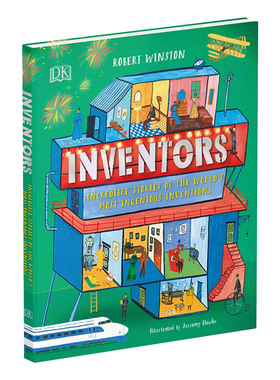 发明家 英文原版 Inventors 世界上天才的发明背后的精彩故事 儿童科普百科读物 英文版 进口英语原版书籍