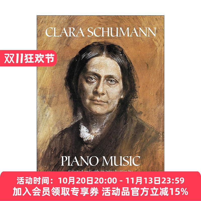 英文原版 Clara Schumann Piano Music 克拉拉·舒曼钢琴音乐 女巫之舞 乐谱 英文版 进口英语原版书籍