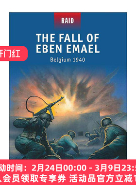 英文原版 The Fall of Eben Emael 二战比利时艾美尔要塞的陷落1940 战争突袭系列 英文版 进口英语原版书籍