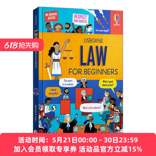 英文原版 Law for Beginners 初学者的法律书 少儿职业发展启蒙绘本指南 英文版 进口英语原版书籍