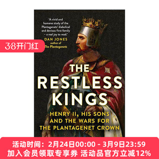 英文原版 The Restless Kings 不安分的国王 亨利二世及其子嗣与王位争夺战 英文版 进口英语原版书籍