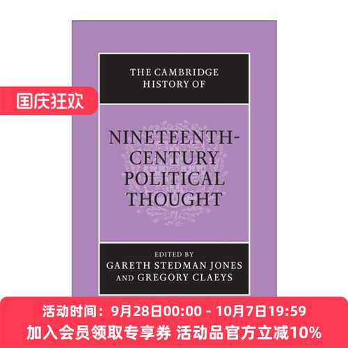 英文原版 The Cambridge History of Nineteenth-Century Political Thought 剑桥十九世纪政治思想史 英文版 进口英语原版书籍