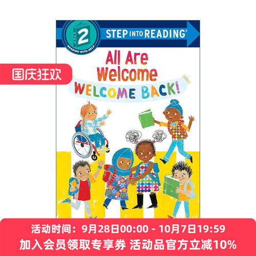 英文原版 Step into Reading 2 Welcome Back All Are Welcome 欢迎回来 兰登经典分级读物 英文版 进口英语原版书籍