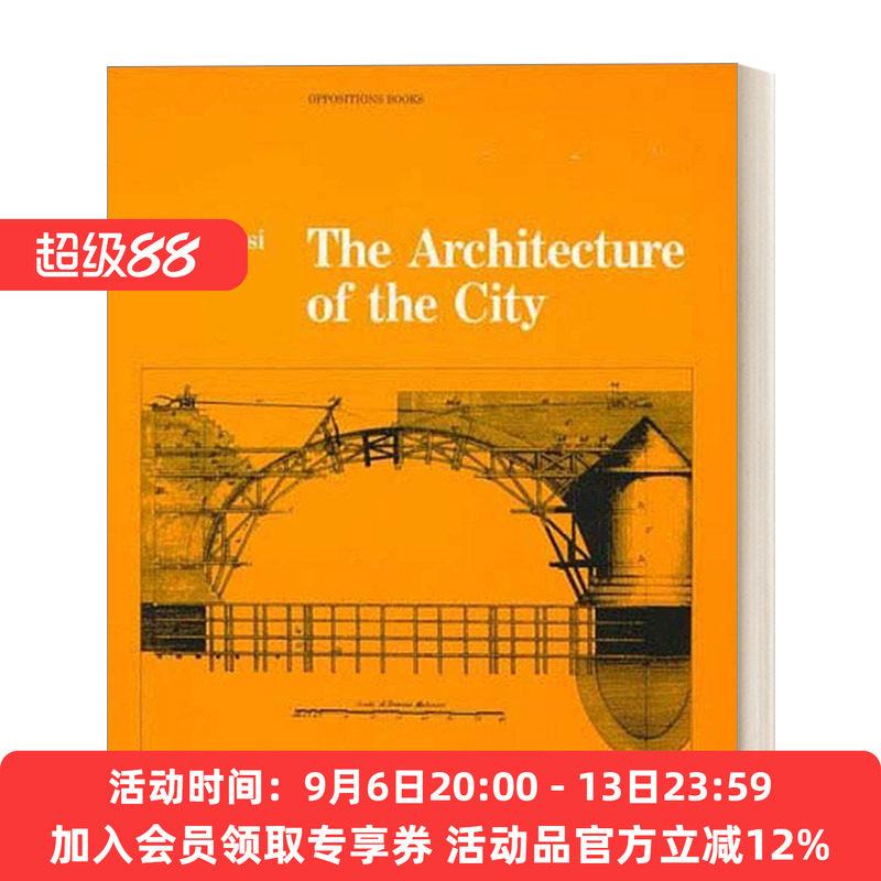 城市建筑学 英文原版 The Architecture of the City Oppositions Books Aldo Rossi阿尔多罗西 英文版 进口英语原版书籍