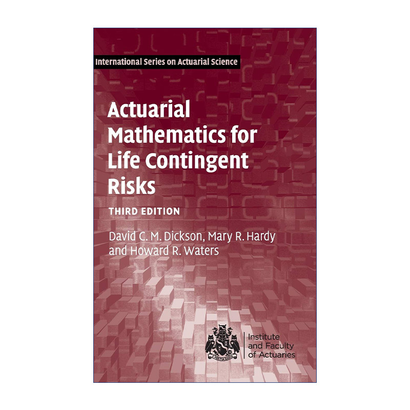 现货 寿险精算数学 英文原版 Actuarial Mathematics for Life Contingent Risks 剑桥国际精算学系列 精装 英文版 进口英语书籍