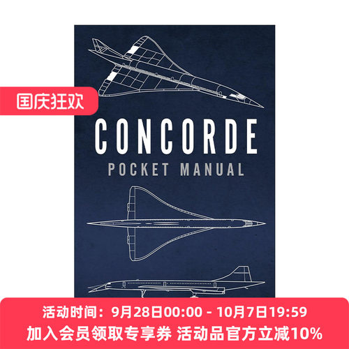英文原版 Concorde Pocket Manual 协和式飞机口袋手册 协和航空史 精装 英文版 进口英语原版书籍