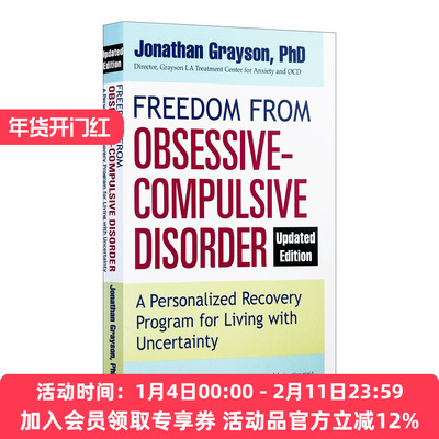 摆脱强迫症  英文原版 Freedom from Obsessive Compulsive Disorder 如何不再偏执地要求自己 Jonathan Grayson 英文版 进口书籍