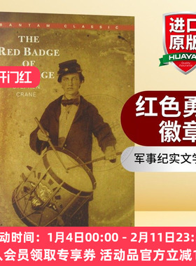 正版 红色勇气徽章 英文原版 The Red Badge of Courage 英文版军事纪实文学小说 进口英语书籍