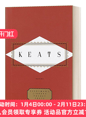 英文原版 Keats Poems Edited by Peter Washington 约翰·济慈 诗歌 人人图书馆口袋诗人系列 精装 英文版 进口英语原版书籍