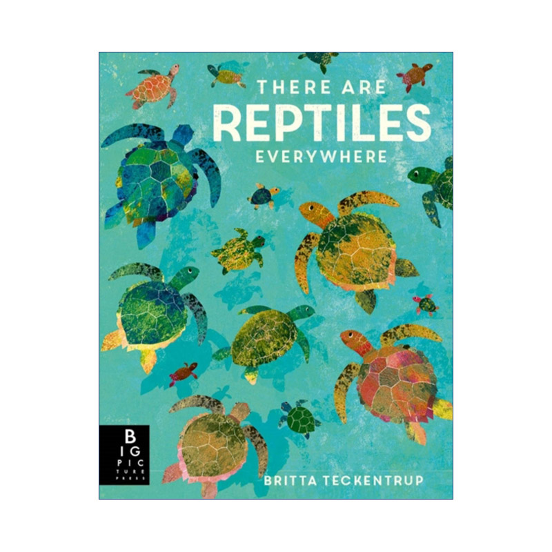 随处可见的爬行动物  英文原版 There Are Reptiles Everywhere 儿童科普绘本 英文版 进口英语原版书籍