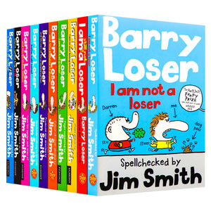 倒霉蛋巴里系列10册英文原版 Barry Loser I am not a loser失败者巴里儿童幽默搞笑故事书励志校园漫画文学罗尔德达尔童书奖