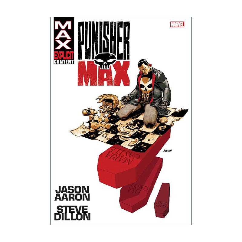 英文原版 Punisher Max by Aaron & Dillon Omnibus Dave Johnson Cover 惩罚者精选集 漫威漫画 精装经典收藏版进口英语原版书籍