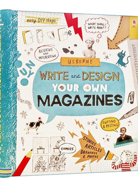 自制杂志训练 英文原版 Write and Design Your Own Magazines 精装 英文版 进口英语原版书籍