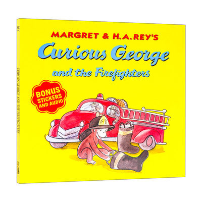 英文原版 Curious George and the Firefighters 好奇猴乔治和消防员们 启蒙早教亲子 英文版 进口英语原版书籍