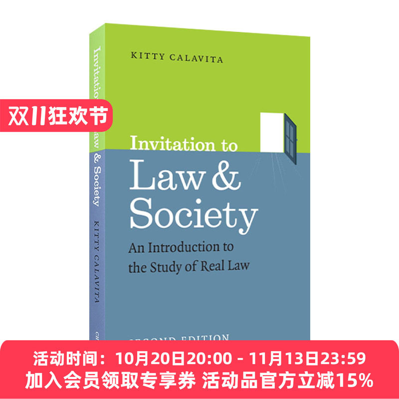 英文原版 Invitation to Law and Society 法律与社会邀请函,第二版 物法研究导论 社会学 Kitty Calavita 英文版 进口英语书籍