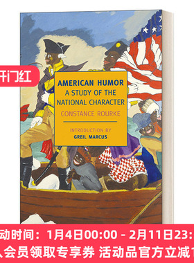 美国幽默 英文原版 American Humor A Study of the National Character 国民性研究 Constance Rourke 英文版 进口英语原版书籍