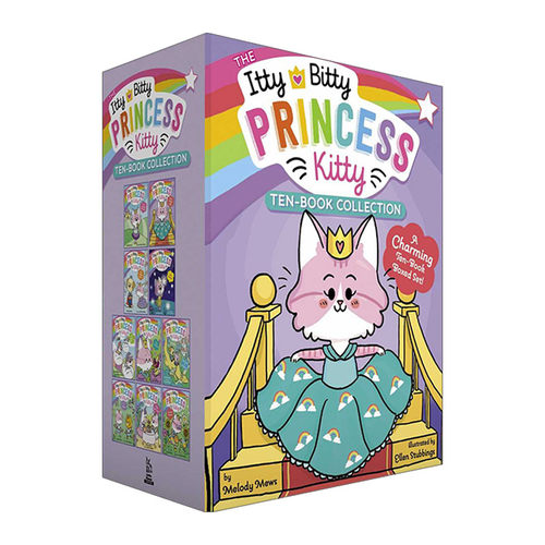 英文原版 The Itty Bitty Princess Kitty Ten-Book Collection 小猫公主系列1-10盒装 贝蒂和凯蒂 英文版 进口英语原版书籍