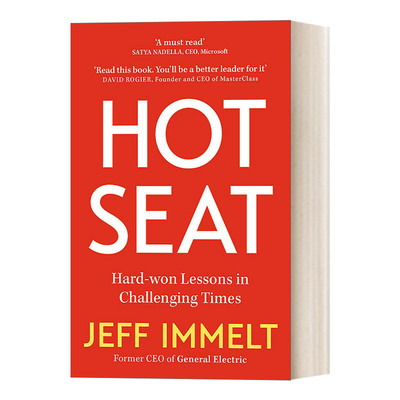 英文原版 Hot Seat 热门话题 美国通用电气的前首席执行官 英文版 进口英语原版书籍