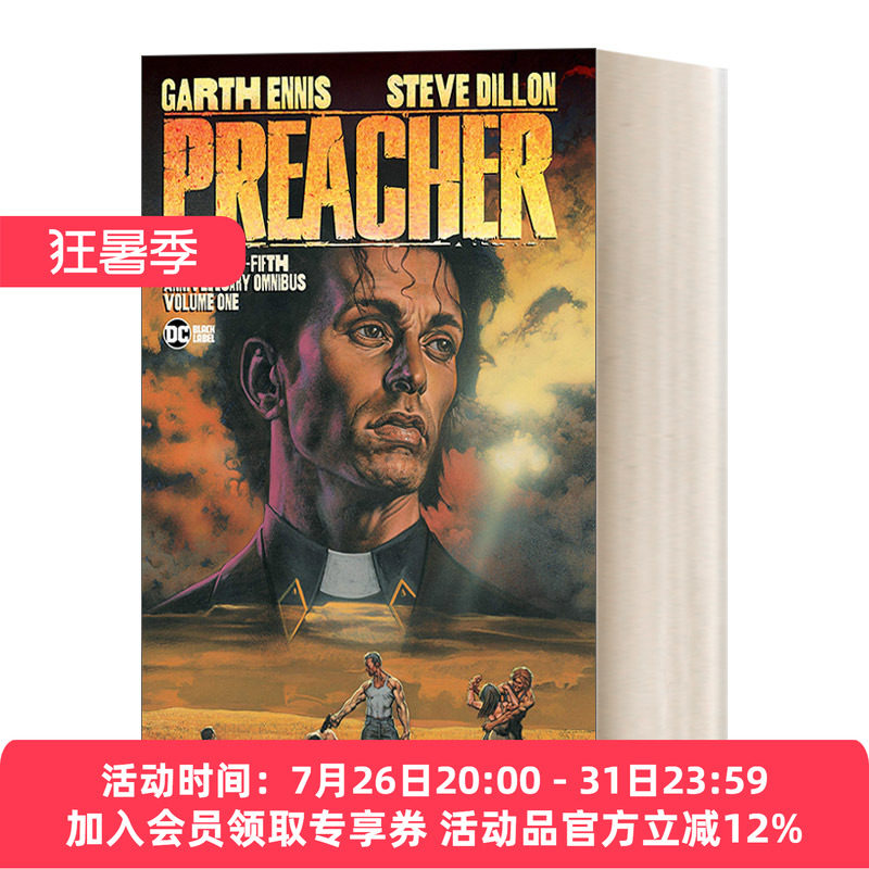 传教士 英文原版 Preacher the 25th Anniversary Omnibus Vol. 1 25周年完全纪念收藏版 DC漫画 Garth Ennis 精装 英文版进口书