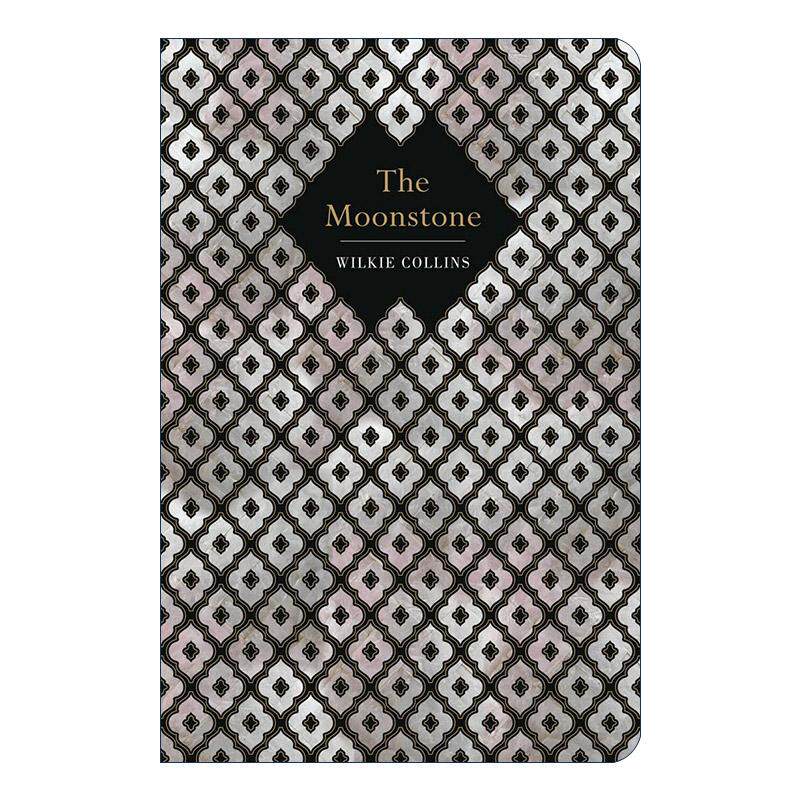英文原版 The Moonstone 月亮宝石 浮雕封面高颜值装帧设计 精装 Chiltern Classic 威尔基·柯林斯 英文版 进口英语原版书籍