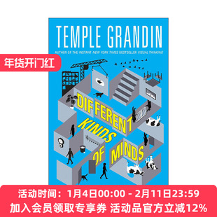 英文原版Different Kinds of Minds不同的思维模式 你的大脑指南 儿童科普百科我们为什么不说话作者坦普尔•葛兰汀精装进口英语书