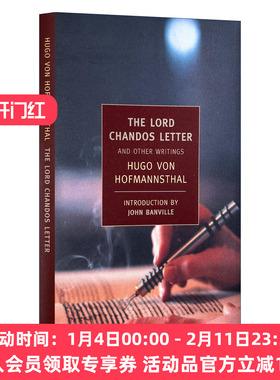 钱多斯勋爵的信 英文原版 The Lord Chandos Letter 短篇小说集 Hugo Von Hofmannsthal 英文版 进口英语原版书籍