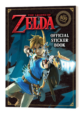 英文原版 The Legend of Zelda Official Sticker Book 塞尔达传说官方贴纸书 任天堂 英文版 进口英语原版书籍