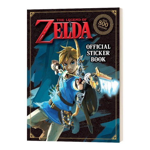 塞尔达传说官方贴纸书 英文原版 The Legend of Zelda Official Sticker Book 任天堂 英文版 进口英语原版书籍