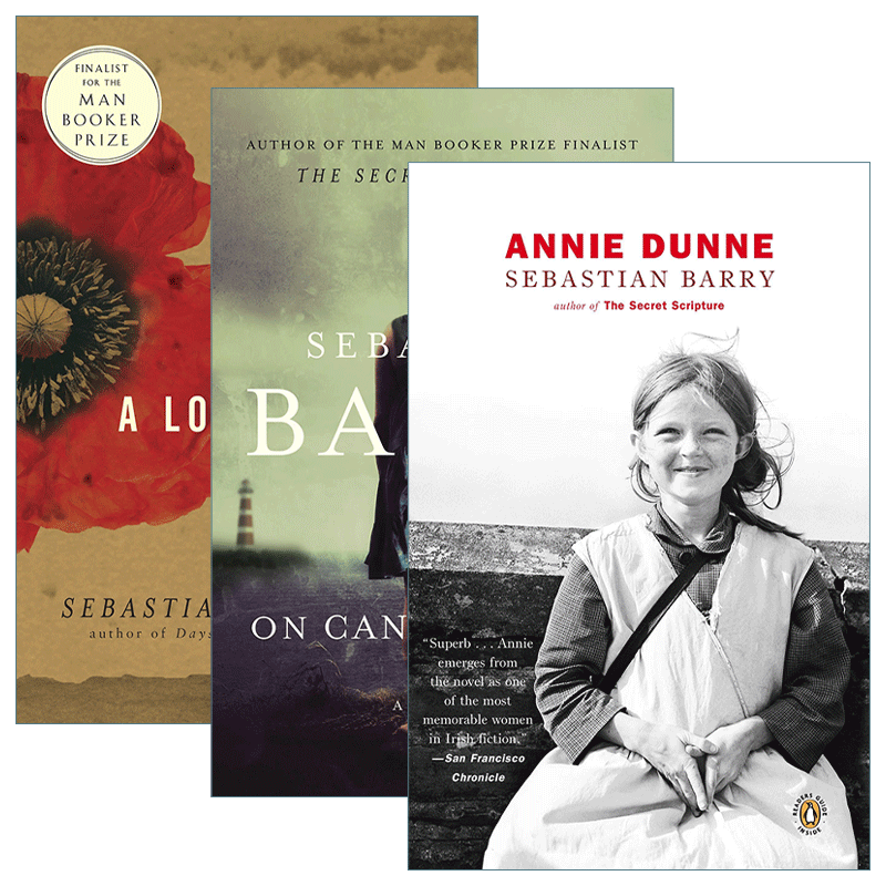 英文原版 Dunne Family 邓恩家族系列3册 塞巴斯蒂安·巴里Sebastian Barry 英文版 进口英语原版书籍