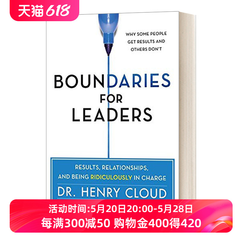 为领导立界线英文原版 Boundaries for Leaders亨利克劳德英文版进口英语原版书籍