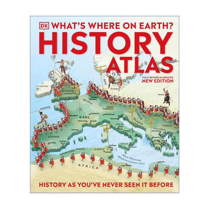 地球上哪里有什么 英文原版 What's Where on Earth History Atlas 历史地图 科普百科 精装 英文版 进口英语原版书籍
