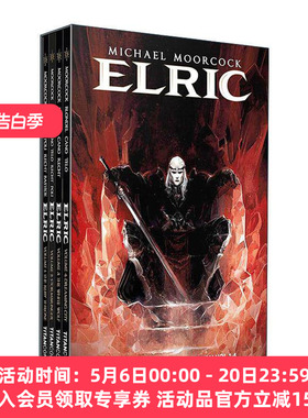 英文原版 Michael Moorcock's Elric 1-4 Boxed Set 迈克尔·穆考克 艾尔瑞克传说系列改编漫画 精装四册盒装 Julien Blondel
