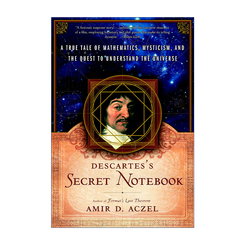 笛卡儿的秘密手记  英文原版 Descartes's Secret Notebook Amir D. Aczel 英文版 进口英语原版书籍