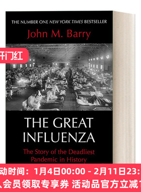 英文原版 The Great Influenza 大流感 最致命瘟疫的史诗 约翰·M·巴里 英文版 进口英语原版书籍
