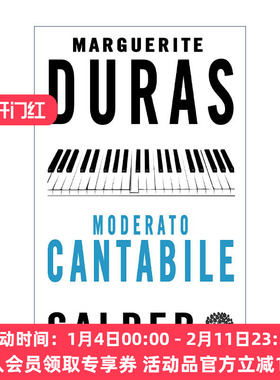 英文原版 Moderato Cantabile 琴声如诉 玛格丽特·杜拉斯 英文版 进口英语原版书籍