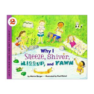英文原版 Let's Read and Find Out 2 Why I Sneeze Shiver Hiccup & Yawn 自然科学启蒙阅读与发现2级 为什么会打喷嚏 发抖