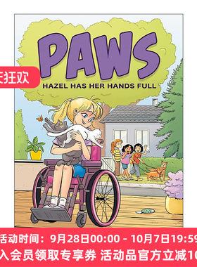 英文原版 PAWS 04 Hazel Has Her Hands Full 爪子系列 黑兹尔忙得不可开交 儿童漫画 Nathan Fairbairn 英文版 进口英语原版书籍