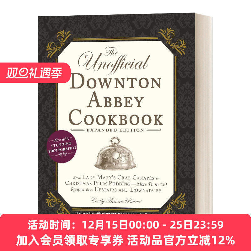 英文原版 The Unofficial Downton Abbey Cookbook Expanded Edition 唐顿庄园食谱美食集 影视周边 英文版 进口英语原版书籍