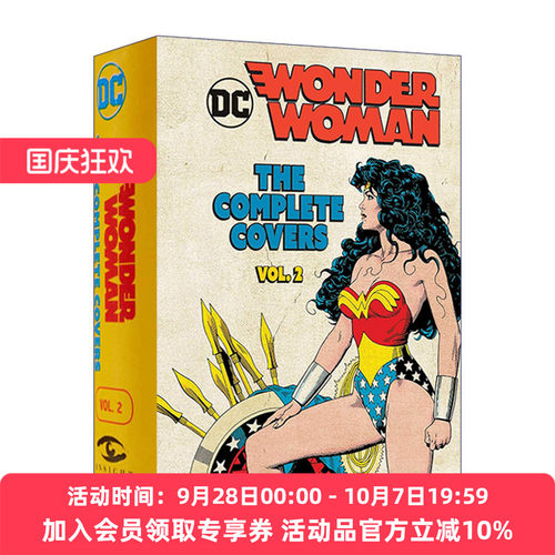 英文原版 DC Comics Wonder Woman The Complete Covers Vol.2 Mini Book DC漫画 神奇女侠漫画封面合集精装 珍藏迷你书 卷二