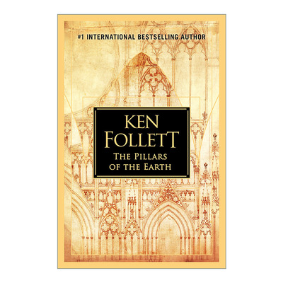 英文原版 The Pillars of the Earth Kingsbridge 中世纪三部曲1 圣殿春秋 Ken Follett 精装 英文版 进口英语原版书籍