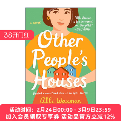 英文原版 Other People's Houses 其他人的房子 女性小说 书痴妮娜的完美生活作者Abbi Waxman 英文版 进口英语原版书籍