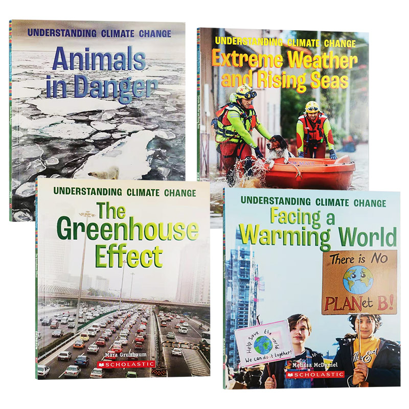 气候变化科普知识绘本4册