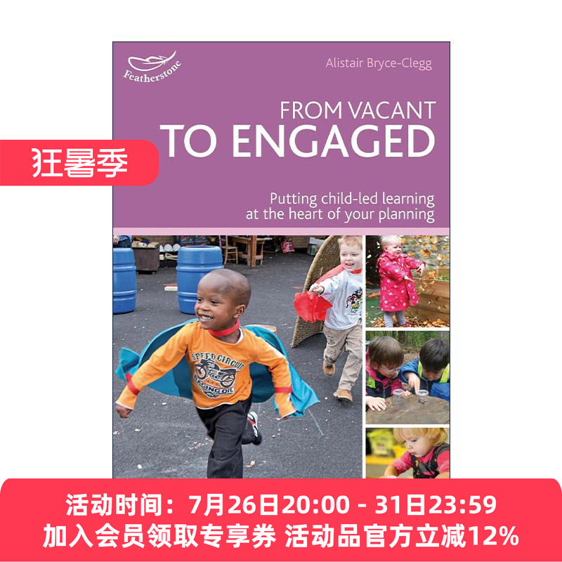 英文原版 From Vacant to Engaged 从空虚到参与 把儿童主导的学习放在你的计划中心 英文版 进口英语原版书籍